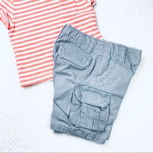 COPY - Gap kids gray 100% cotton cargo shorts 12/18 mo
